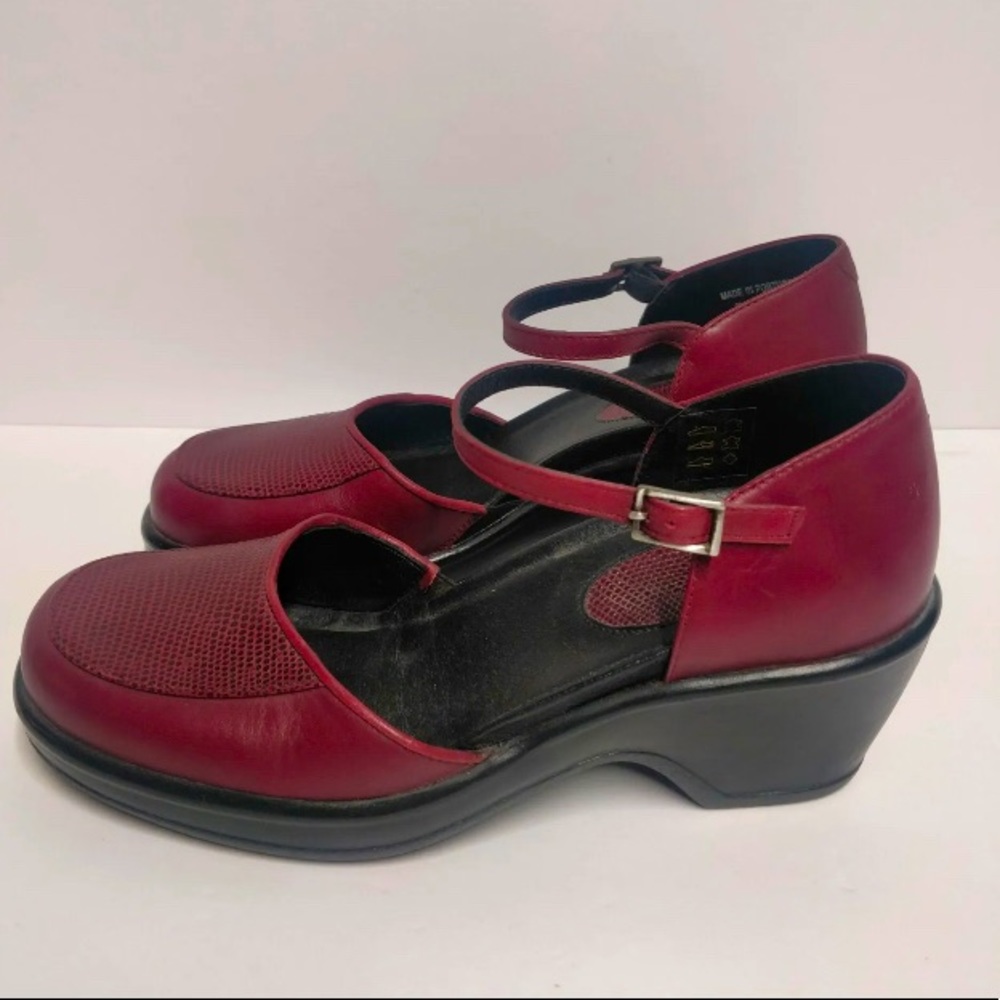 Red Dansko Mary Jane